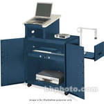 Bretford Multimedia Lectern w/ Storage & Support for Data Projector (Grey Mist Laminate / Topaz Paint)