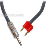 Hosa Technology SKJ-200 Series Banana to 1/4" Phone Speaker Cable (3')