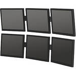 Bretford Multiple Wall Display (Double Level, Three Monitors)