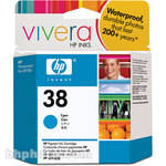 HP Cyan Ink Cartridge for Photosmart Pro B8850 & B9180 Printers (HP 38)