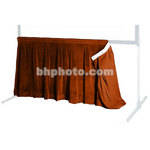 The Screen Works 48" Skirt for the 8x8' E-Z Fold Projection Screen-Burgundy