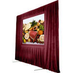 The Screen Works Trim Kit for the Stager's Choice 5'6"x7' Projection Screen - Burgundy
