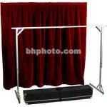 The Screen Works E-Z Fold Tech Surround - Velour - Burgundy