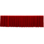 The Screen Works Drapery Panel for the 18'x50" Classic Screen - Velour - Burgundy