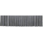 The Screen Works Drapery Panel for the 12'x13' Classic Screen - Velour - Gray