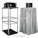 The Screen Works E-Z Fold Equipment Tower Kit - Velaire/Gray