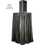 The Screen Works Skirt for the E-Z Fold Equipment Tower - Skirt ONLY - Velaire/Black