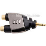 Monster Cable Mono Mini 1/8" Male to 2 RCA Female Y-Adapter