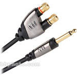 Monster Cable CableLinks Adapter - Banana Female to 1/4" TS Phone Male 