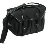 Billingham 335 Shoulder Bag (Black with Black Leather Trim)