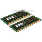 Crucial Technology 1GB (2x512MB) SO-DIMM Memory Upgrade Kit for Notebook