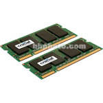 Crucial Technology 2GB (2x1GB) SO-DIMM Memory Upgrade Kit for Notebook