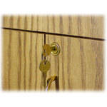 BEI Audio Visual Products Locking Doors for the Multi-Media Lectern