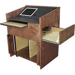 BEI Audio Visual Products Locking Pocket Doors for the Multi-Media Lectern