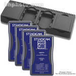 Steadicam PowerCube Lithium-Ion Battery Charger and 4 Battery Kit