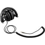 Audio-Technica ATH-M50 Professional Closed-Back Studio Headphones with a Coiled Cable (Black)