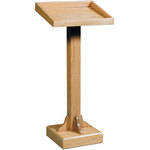 Balt Solid Oak Lectern with Tray, Model T30 (75590)