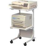 Balt Adjustable Dual Laser Printer Stand, Model DBL 22001 (Gray)