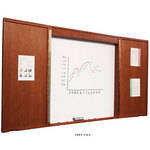 Best Rite Enclosed Conference Room Cabinet, Model 20631  (Mahogany)