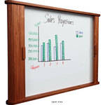 Best Rite Tambour Door Enclosed Cabinet, Model 28060  (Mahogany)