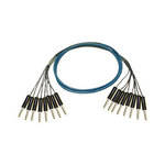 Whirlwind Medusa Multitrack 8 Channel 1/4" TRS Male to 1/4" TRS Male Snake - 50'