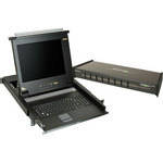 Iogear LCD Console Drawer and 8-Port PS/2 KVM Bundle