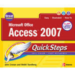 McGraw-Hill Microsoft Office Access 2007 QuickSteps by John Cronan