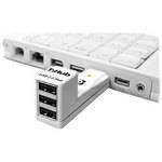 Dr. Bott 3-Port USB 2.0 T3Hub Portable Hub (White)