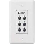 Toa Electronics ZM-9001 - 6-Switch Remote Panel for 9000 Series