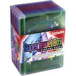 Verbatim CD/DVD Super Jewel Colored Cases (10)
