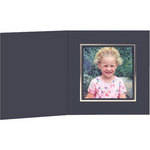 Collector's Gallery Black Classic Portrait Folder with Gold Foil Border for Polaroid 600 Film (25 Folders)