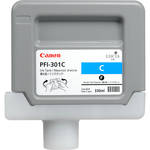 Canon PFI-301C Cyan Ink Cartridge for iPF8000 - 330ml