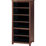 Sanus 7 Shelf A/V Cabinet, Model WFA54 (Mocha)