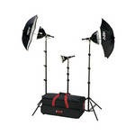 Smith-Victor K6RC 3-Light 1250 Watt Adapta-Light Home Portrait Kit (120VAC)