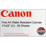 Canon Fine Art Water Resistant Canvas - 17x22" - 50 Sheets