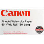 Canon Fine Art Watercolor Paper - 50" Wide Roll - 50' Long
