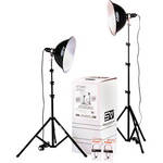 Smith-Victor KT1000U 2-Light 1000 Watt Intermediate Thrifty Umbrella Kit