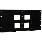 Peerless Industries Triple Stud Wall Plate, Model WSP-716GB  (Gloss Black)