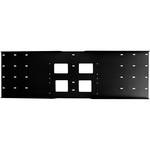 Peerless Industries Triple-Stud Wall Plate, Model WSP-724  (Black)