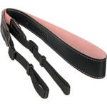 Olympus Black Neck Strap With Pink Lining
