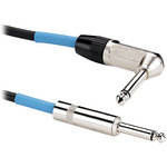 Samson 1/4" Male to 1/4" Right-Angle Male Instrument Cable - 3'