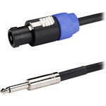 Samson 1/4" TS Phone Male to Speakon Speaker Cable (14 Gauge) - 30'