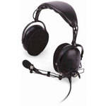 Kenwood KHS-10-0H HD Noise-Reduction Headset Microphone with PTT (Black)