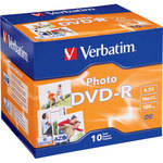 Verbatim DVD-R Recordable Photo Disc in Jewel Case (Pack of 10)