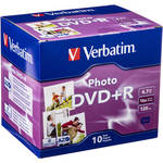 Verbatim DVD+R Recordable Photo Disc in Jewel Case (Pack of 10)