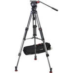 Sachtler 0450 FSB-6T Head with 75CF Tripod and Mid-Level Spreader