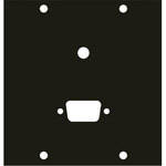 Middle Atlantic 1DB9 DB Style Punchout Panel with (1) Hole