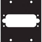 Middle Atlantic 1G3 Custom UCP Connector Panel with (3) Openings for UCP-SF