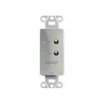 RDL RC2-STS Two-Channel Wall Remote Control for STICK-ON (Stainless Steel)