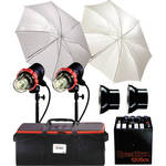 Speedotron 1205CX 2- CC Head 1200 W/S Air Travel System